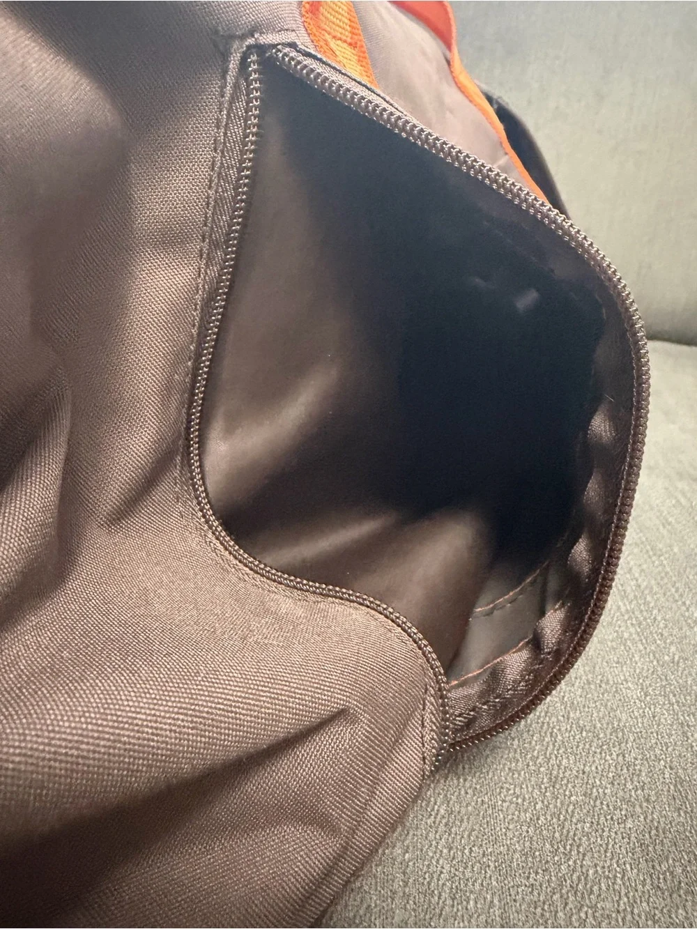 Tommy Bahama 20” Duffel Bag Brown Orange Weekender Travel Shoulder Strap